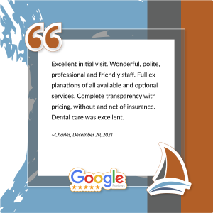 A 5 Star Google Review for Harbor Point Dental Group