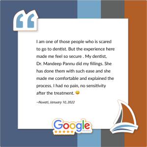 A 5 Star Google Review for Harbor Point Dental Group